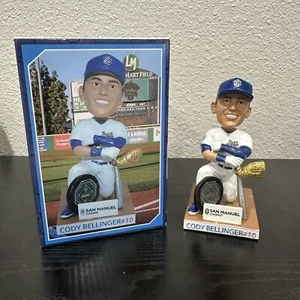 Cody Bellinger Rancho Cucamonga Quakes SGA Bobblehead Guante Dorado Slugger Plateado - Imagen 1 de 13