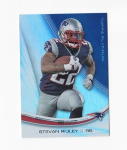 2013 Topps Platinum #22 Stevan Ridley New England Patriots LSU Tigers - Imagen 1 de 2