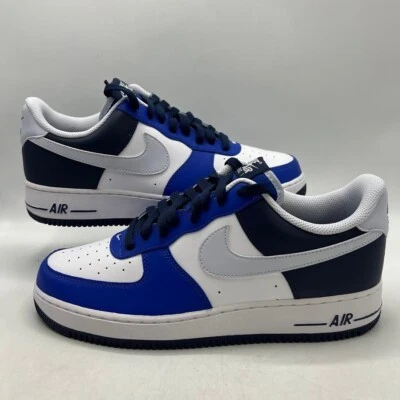 Nike Air Force 1 '07 LV8 Juego Royal Navy Parte Superior Baja FQ8825-100 Para hombres Talla 10 NUEVO Foto 1 de 4