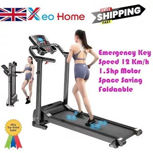 Gym Treadmill Running Machine Electric Motorized FIXED Incline Folding Home - Picture 1 of 11