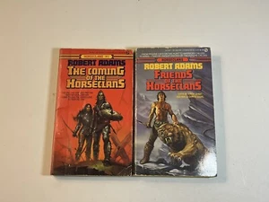 Vintage Horseclan Sci Fi Novel Lot 2 Books by Robert Adam: The Coming & Friends - Picture 1 of 15