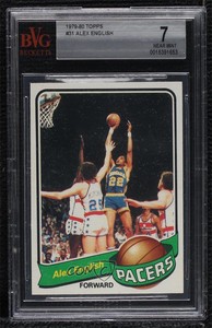 1979-80 Topps Alex English #31 BVG 7 Rookie RC HOF