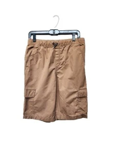 Old Navy Boys Plus Cargo Jogger Shorts SIZE 2XL Tan 207916 100% Cotton - Picture 1 of 10