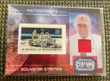 2010 Panini Century Astronauts Fred Gregory  #16 Worn Relic & Stamp 8c 34/100