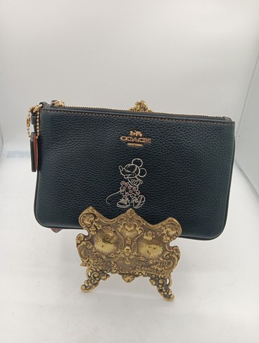 Coach X Disney Minnie Mo Braccialetto Pelle Nero 37540b Edizione Limitata