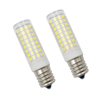 2pcs E17 Base C9 Microwave LED bulb 102-2835 Ceramics Light 110V 7W White  H - Image 1 of 4