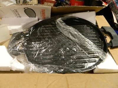 Parrilla de hierro fundido Nuwave con bandeja de goteo de aceite modelo 31104 nueva en caja Foto 1 de 3