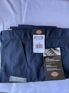 Dickies Double Knee Khaki Pants Flexwaist Waistband Boys Size 20/29W - Picture 1 of 2
