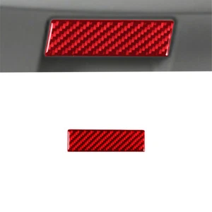 For Jeep Liberty 2008-12 Red Carbon Fiber Co-pilot Storage Box Handle Cover Trim - Picture 1 of 10