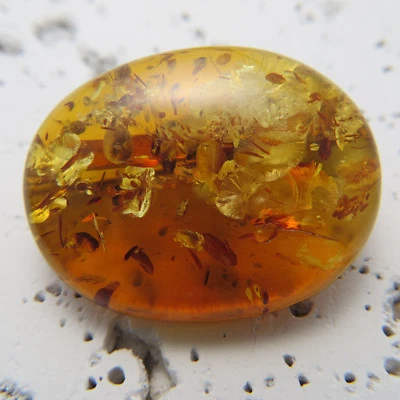  正品干邑/棕色波罗的海琥珀方形胸针 925 纯银 #0076 — 第 1/3 张图片