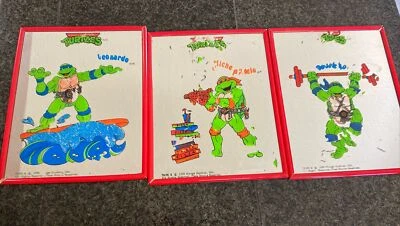 Lote De 3 Espejos De Colección Teenage Mutant Ninja Turtles 1990 Mirage Studios Foto 1 de 4