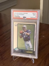 1998 Bowman Chrome Peyton Manning Preview BCP1 PSA 9