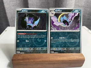 Reverse Holo Zubat 041/165 + Golbat 042/165 Scarlet and Violet 151 NM - Bild 1 von 2