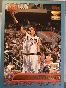 Allen Iverson, 2001 Topps #3 NBA MVP, Philadelphia 76ers Basketball Card - Picture 1 of 13