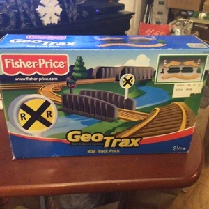 Fisher Price Geo Trax Rail Track Pack - 10 Piece New MISSING ONE BRIDGE - Picture 1 of 4