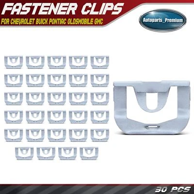 30 металлических фиксаторов молдингов 24 мм для окон Chevy Buick Pontiac - Изображение 1 из 4