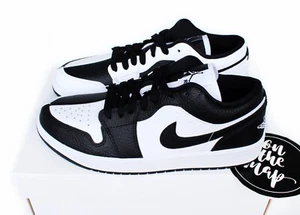 Nike Air Jordan 1 Low SE W Homage Black White Panda UK 3 4 5 6 7 8 9 10 US New - Picture 1 of 12