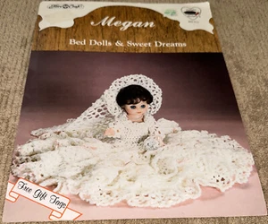 Dumplin Designs Megan Bed Dolls & Sweet Dreams Crochet Bk BD542 - Picture 1 of 2