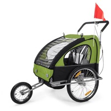 Jogger Remorque de Vélo 2in1 Remorque pour Enfants Vélo Remorque Transport Samax
