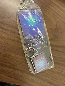 Vintage 90S - Christian Keychain - Teachers Touch Eternity - Picture 1 of 2