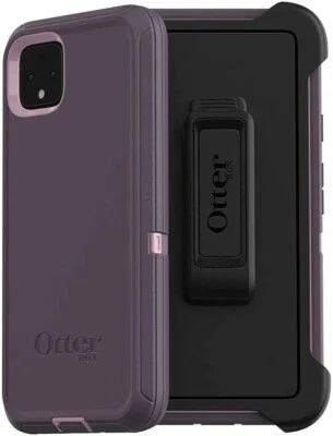 OtterBox DEFENDER Series Rugged Case w/ Holster for Google PIXEL 4 - PURPLE - Image 1 of 2