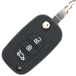 Custodia cover silicone chiave per Renault Twingo III Clio III Fluence Smart 453 - Foto 1 di 4