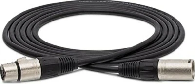 Hosa DMX-503 5-Pin 2-Conductor XLR5M to XLR5F DMX-512 Cable, 3 Feet - Image 1 of 4