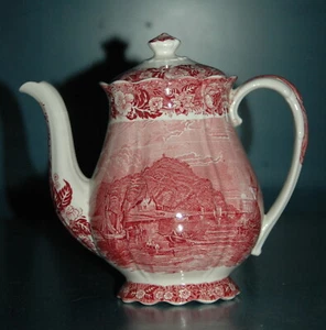 Kanne - Thames River Scenes - Palissy Pottery England - Erith Kent - Kaffeekanne - Bild 1 von 7