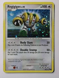 Regigigas Pokemon Card - 4/17 - Holo Rare