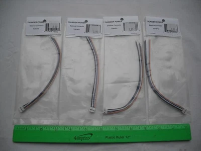 Lot of 4 Thunder Power THP4P8 Balance Connector, RC R/C Plane Airplane Boat Car - Image 1 of 4