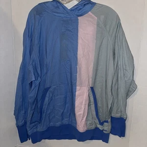 NWT Marc by Marc Jacobs Women Coverup Swimwear Hoodie Conch Blue Multi Size XS/S - Picture 1 of 8