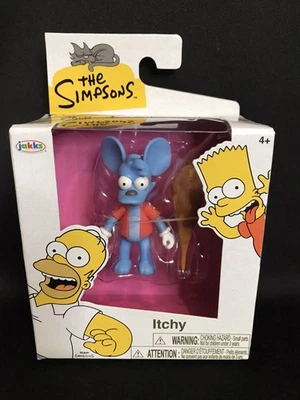 Boneco de ação Jakks The Simpsons 2,5” Itchy  - Imagem 1 de 4