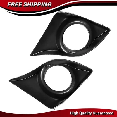 Par de biseles de luces antiniebla laterales izquierdo y derecho para Lexus IS250 IS350 2011-2013 negro Foto 1 de 4