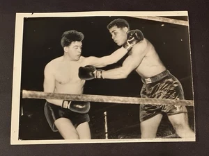 1940 Joe Louis Vs. Al McCoy Type 1 Boxing Photo Rare Action Shot - Picture 1 of 2