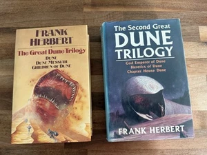 THE GREAT DUNE TRILOGY & The Second Great Dune Trilogy. Frank Herbert. - Picture 1 of 20