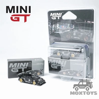 MINI GT 1:64 Countach LB-WORKS Black Diecast Model Car - Image 1 of 4