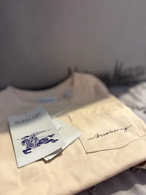 Burberry 6 Yrs Boys Beige Cotton Shirt Short Sleeve With Pocket - Image 1 of 2