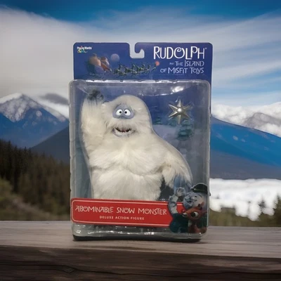 ABOMINABLE MONSTRUO DE NIEVE Rudolph & The Island Of Misfit Toys FIGURA DE ACCIÓN DE LUJO Foto 1 de 4
