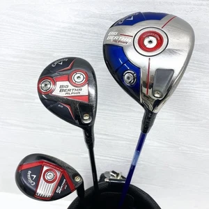 Callaway Club Set 1W FW HY 5-9i Pw 50 58 PT 12pc RH Graphite & Steel Stiff Men - Picture 1 of 9