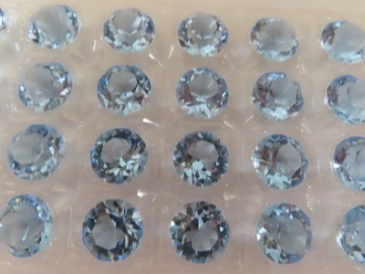 12 Dentellas Swarovski 60ss zafiro claro/sin láminas. #1200 Foto 1 de 2