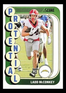 Score 2024 - Protential #1 Ladd McConkey (RC) -RM73 - Foto 1 di 2