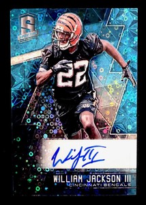 2016 Panini Spectra William Jackson III Rookie Auto /99 Cincinnati Bengals #240