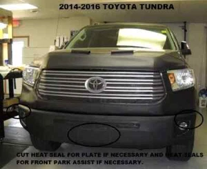 Lebra Front End Mask Bra Cover for 2014 - 2021 Toyota Tundra w/o Flares - Picture 1 of 6