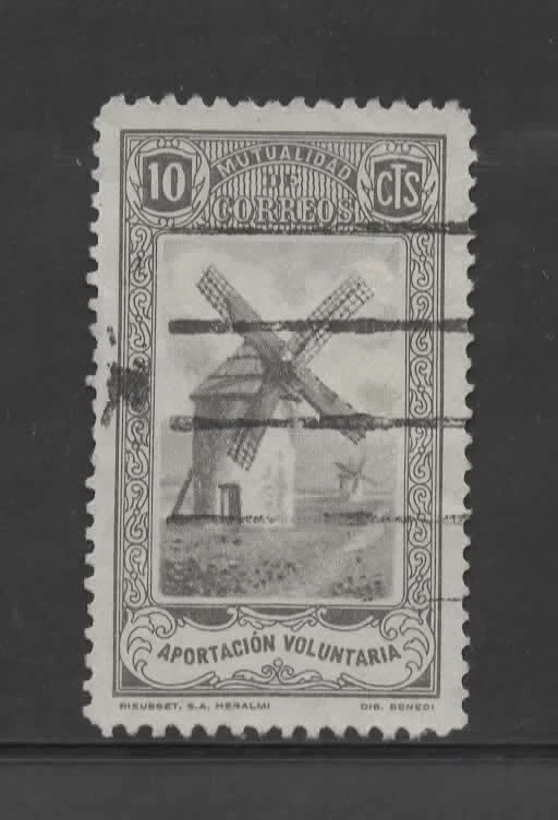 ESPAGNE -- Vignette cinderella -- 10 cts - Mutualidad de Correo - Aportacion - Photo 1/1