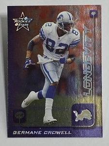 1999 Leaf Rookies & Stars Longevity #72 GERMANE CROWELL #2/50 - Picture 1 of 3