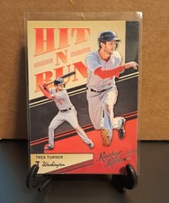 2019 Panini Leather & Lumber Hit-N-Run #12 Trea Turner Washington Nationals