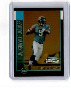 2002 Bowman Chrome Refractors Gold David Garrard RC 16/50 Jacksonville Jaguars