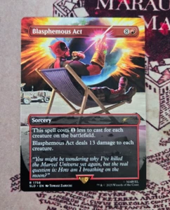 MTG Blasphemous Act Deadpool Tana Segreta quasi nuovo - Foto 1 di 1