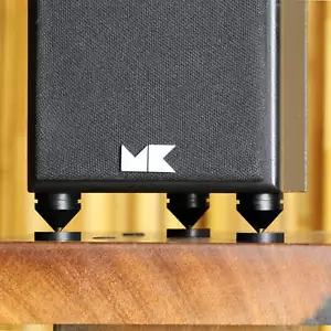 1-4 X Speaker Spikes Subwoofer Amplifier Isolation Feet Stand Classic Cone Pad - Picture 1 of 9