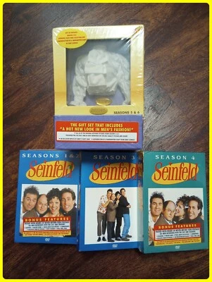 Seinfeld Series on DVD Seasons 1 2 3 4 5 6 The Puffy Shirt Gift Box Set Script - Image 1 of 4